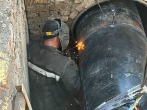 «Теплосети» заменили теплотрассу под проспектом Ленина без перекрытия движения