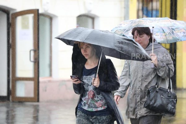 Ливни снова придут в Нижегородскую область вечером 23 июля