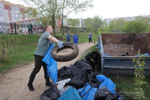 Горьковский субботник на Мещерском озере