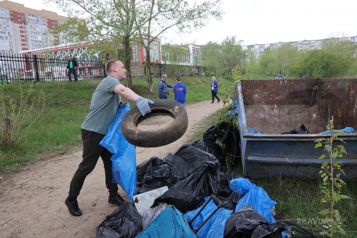 Горьковский субботник на Мещерском озере