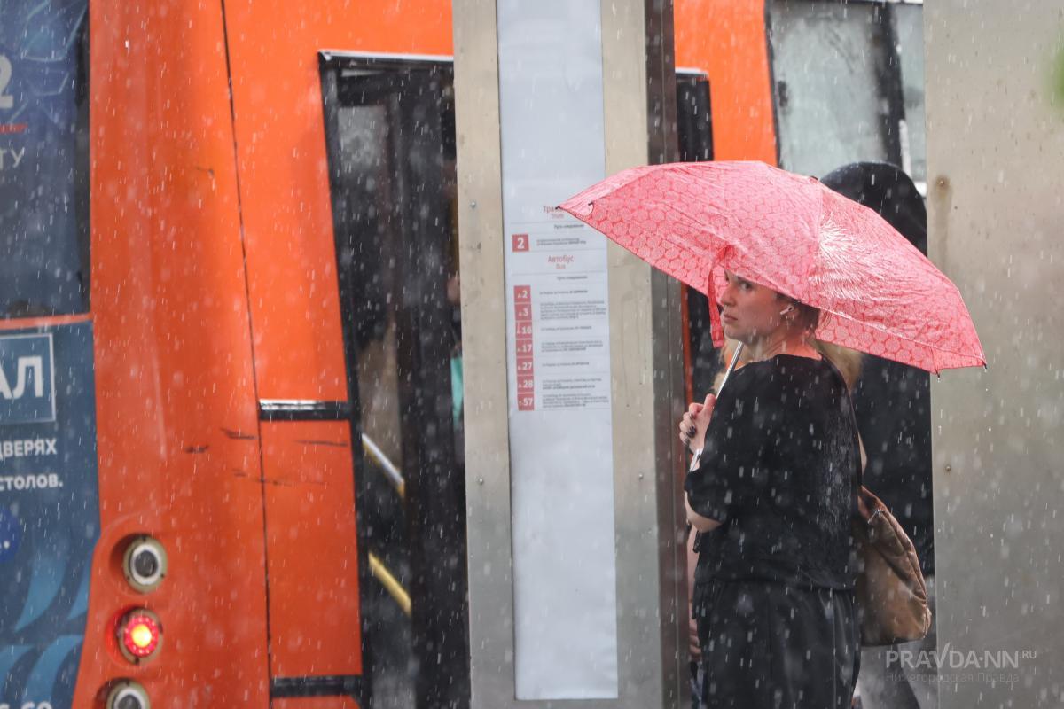 Сильные дожди придут в Нижегородскую область 22 и 23 июля