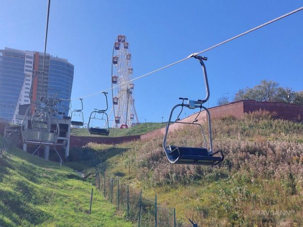 Работу подъемника на площади Сенной в Нижнем Новгороде приостановили на неделю