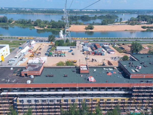 Опубликованы фото стройки термального комплекса под нижегородской канаткой