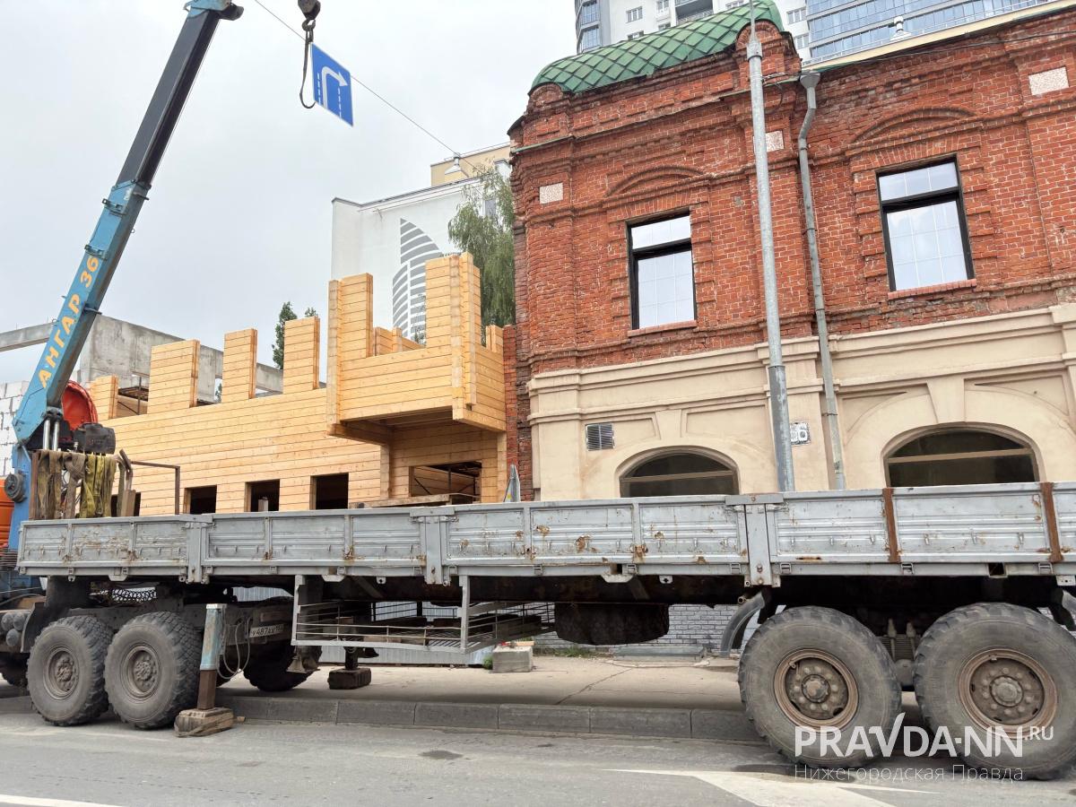Работы по реставрации «Дома Чардымова» в Нижнем Новгороде продолжаются