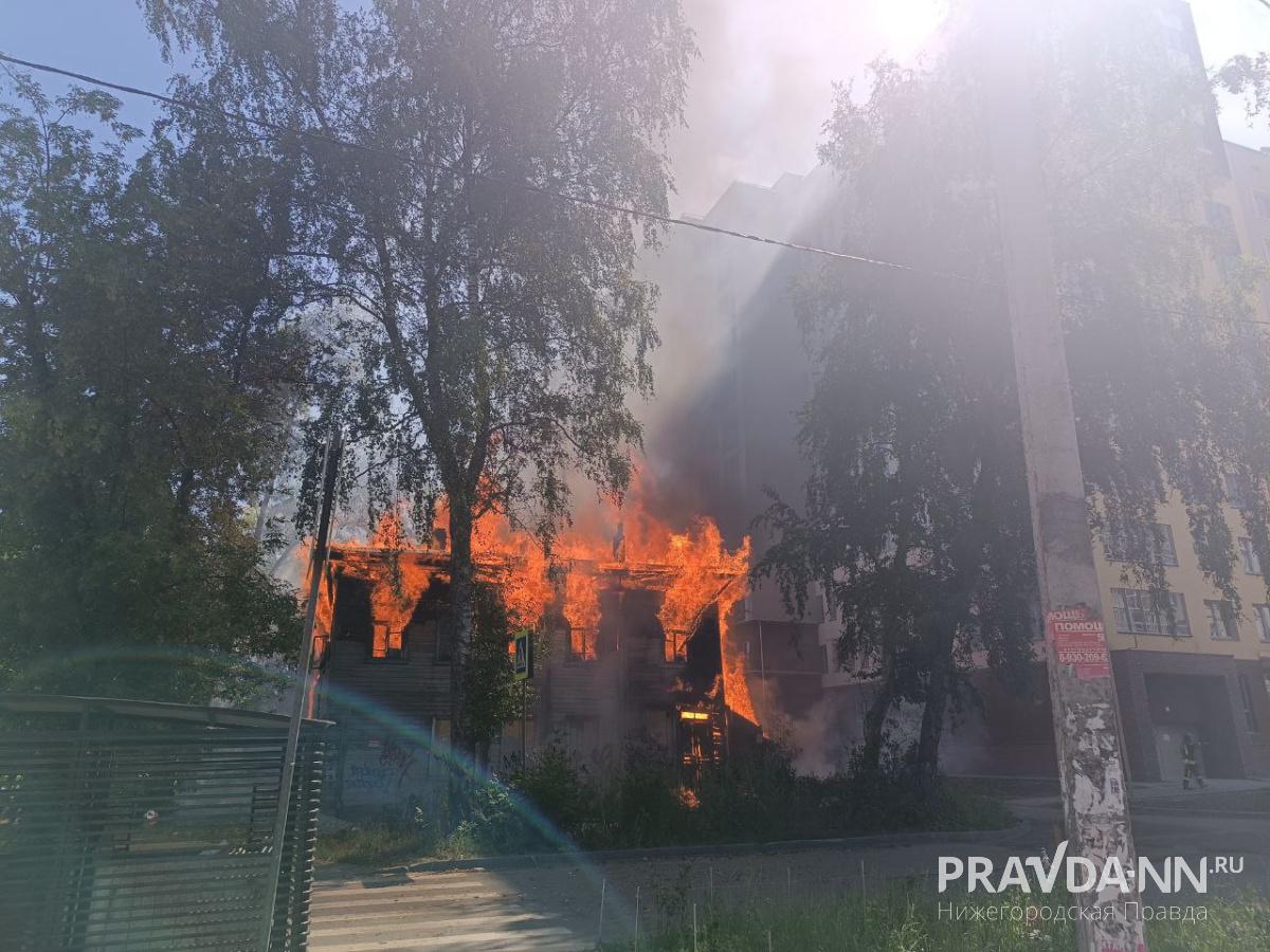 Один человек пострадал в пожаре на улице Дунаева