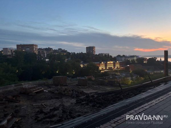 Благоустройство склона Кремлевского бульвара завершат в августе