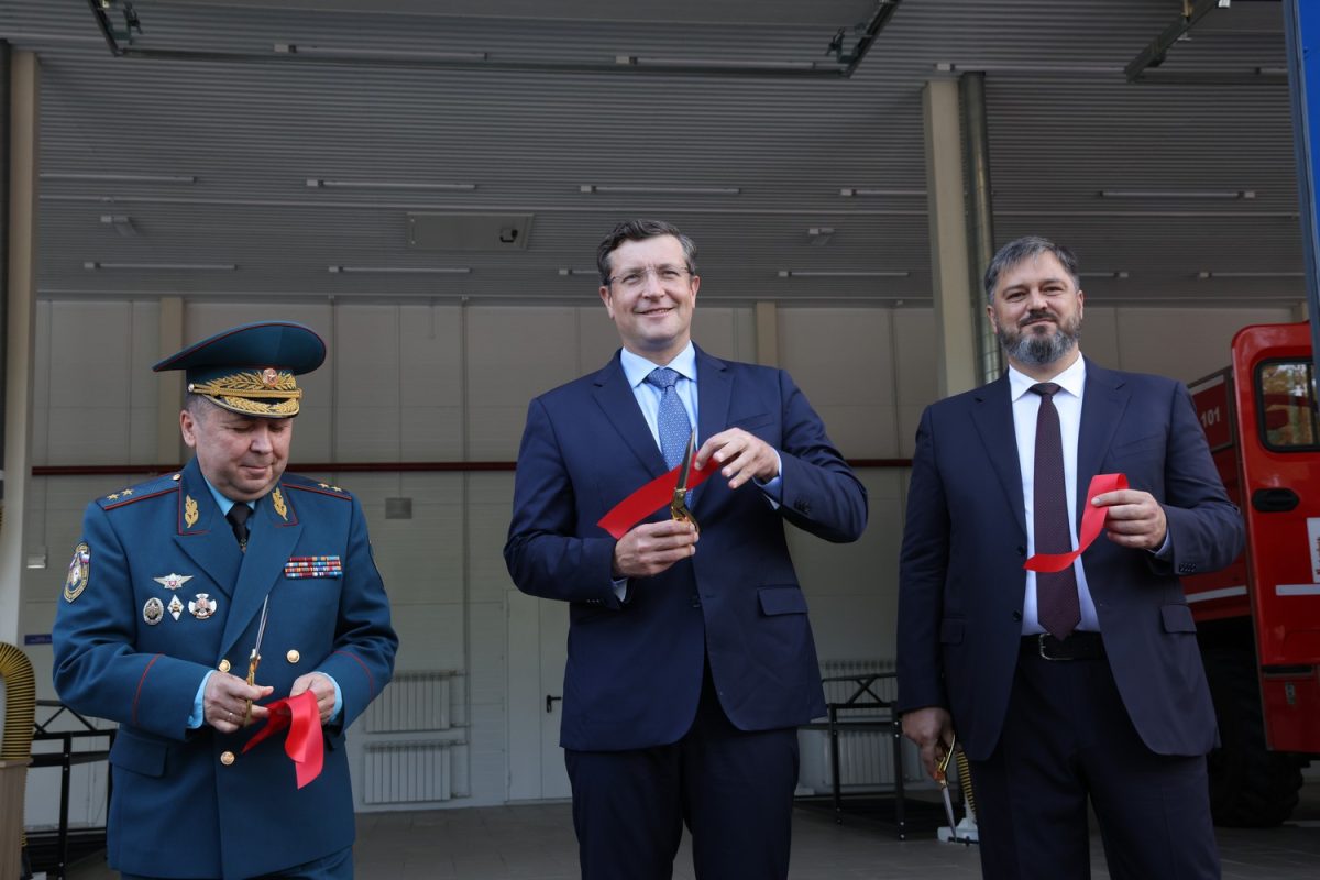 Новое здание пожарной части торжественном открыли в Дзержинске