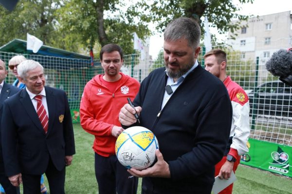 В детском садике №67 Дзержинска открыли спортивную площадку