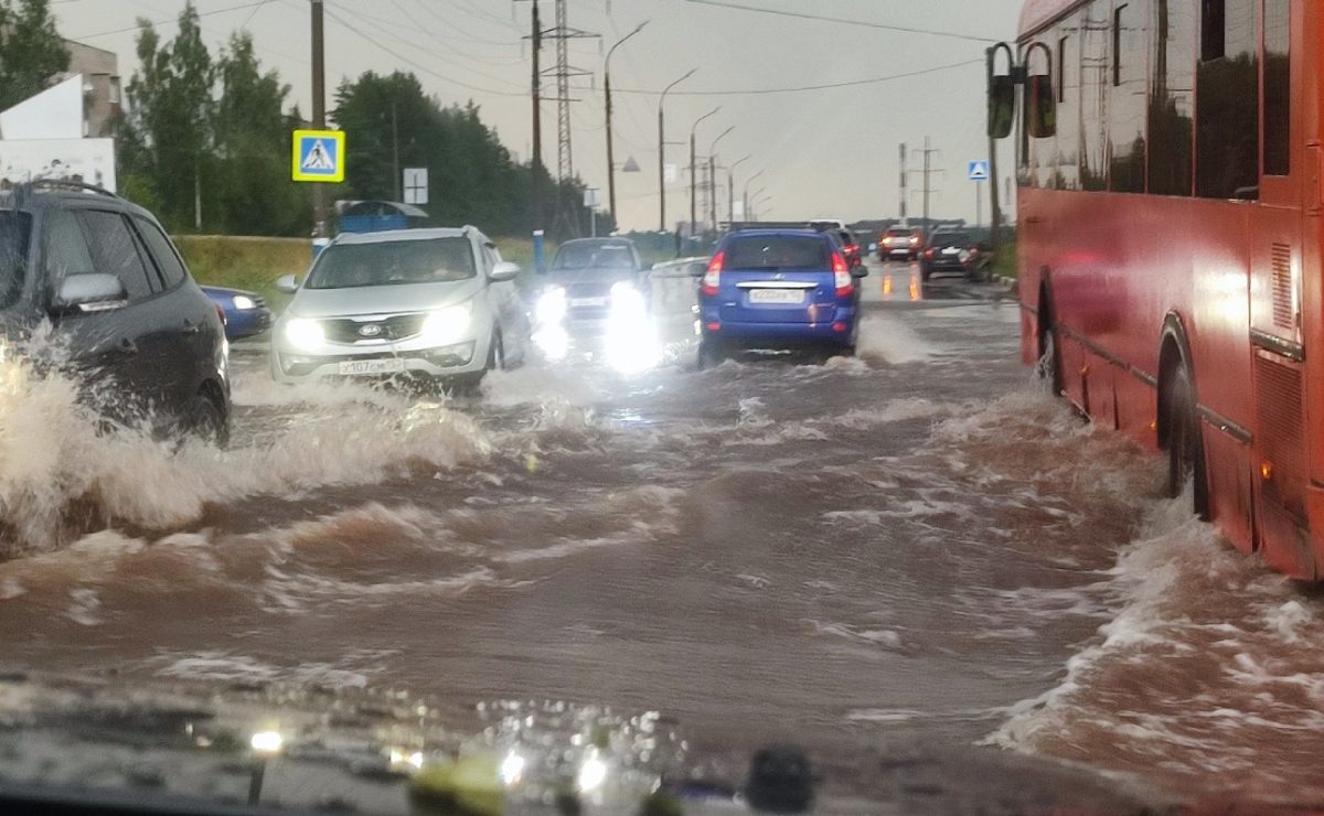 Нижегородскую область накрыли рекордные ливни