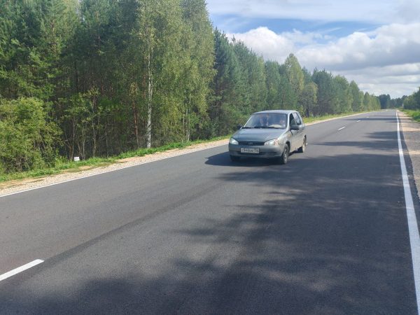 Дорогу из Воскресенского в Краснобаковский округ отремонтировали по нацпроекту