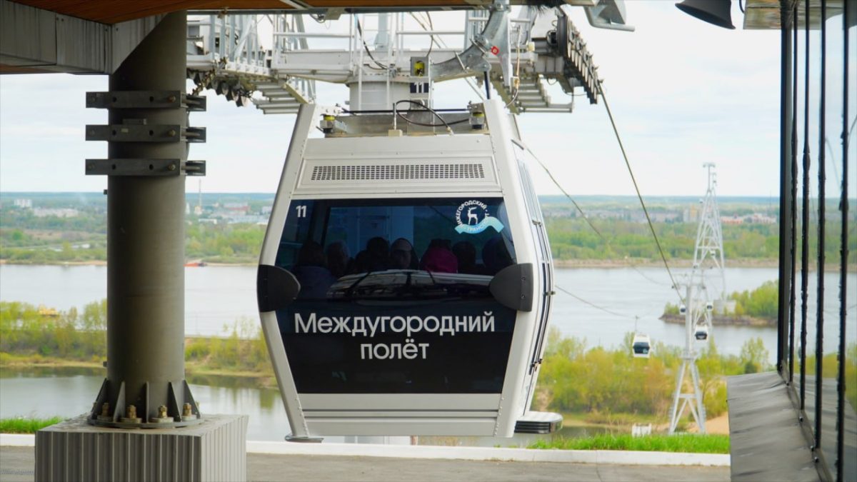 Нижегородская канатная дорога перевезла за июль рекордное число пассажиров