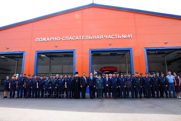 Новое здание пожарной части открыли в Дзержинске