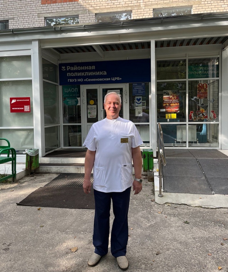 Сергей Васильевич — хирург Семёновской ЦРБ с почти сорокалетним стажем