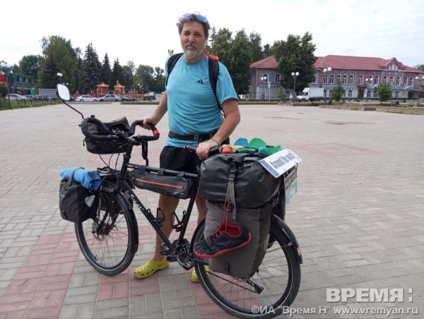 Велопутешественник из Испании побывал в Нижегородской области