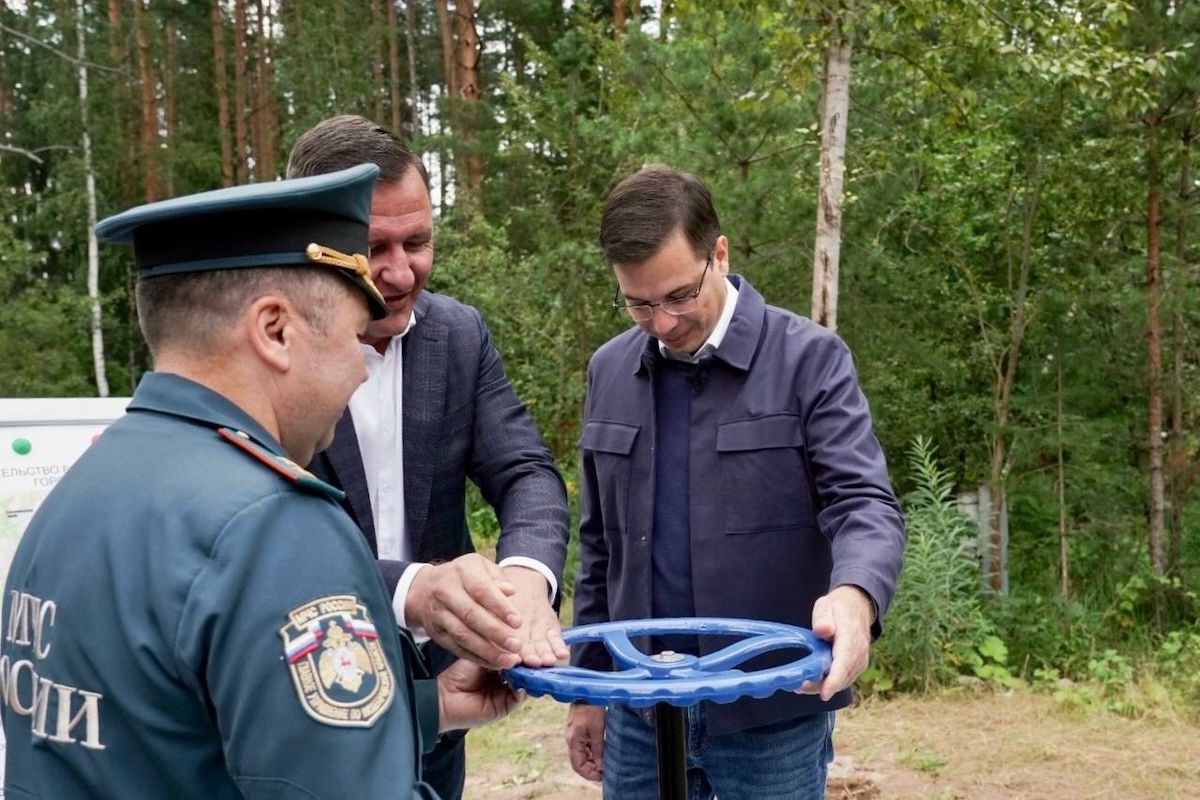 В Зелёном городе построено 8 км нового водовода