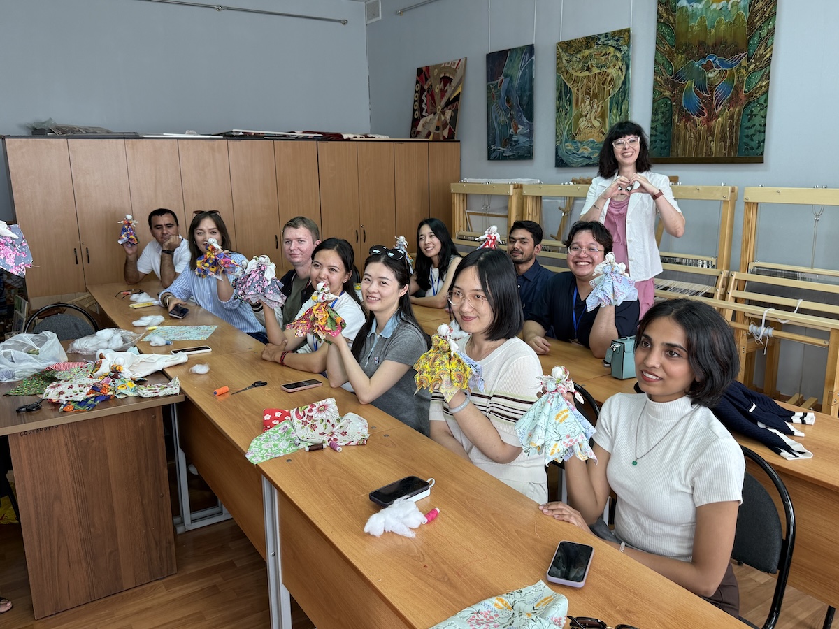 Кульминацией программы стали посещения мастер-классов