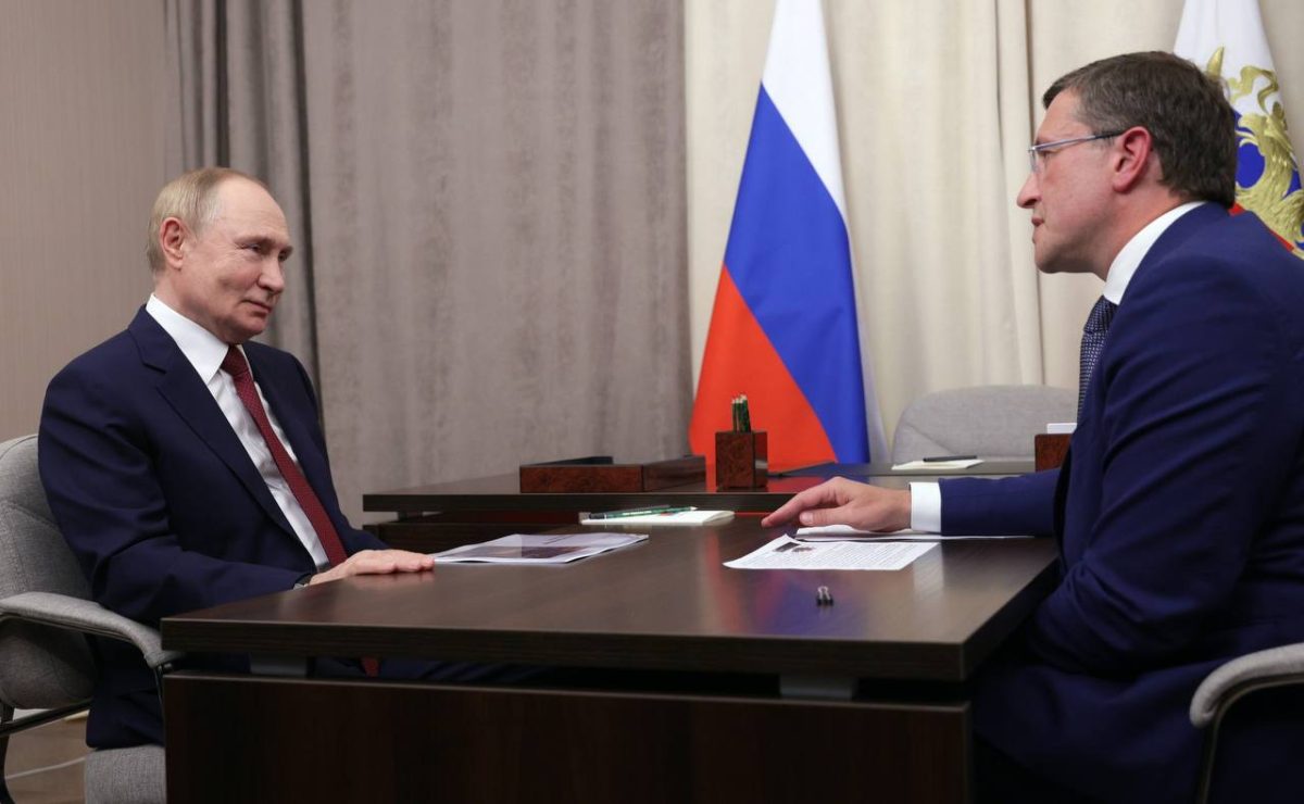 Владимир Путин провел рабочую встречу с Глебом Никитиным