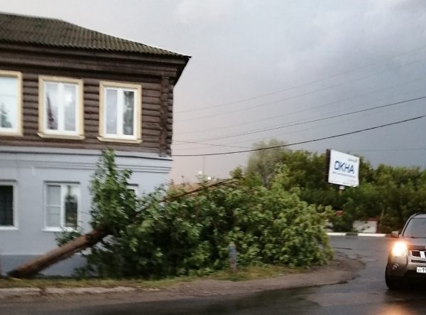 Жители Арзамаса делятся фото и видео последствий прошедшего ливня