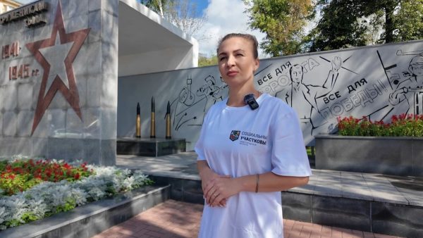 Стелу «Труженикам тыла» обновили в Ленинском районе