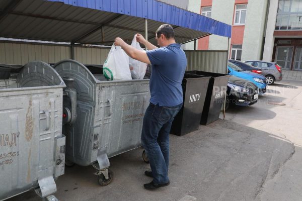 На контейнерных площадках в Нижегородской области установят видеокамеры