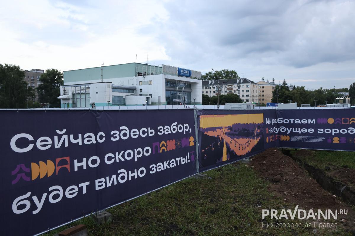 Опубликованы фото начала строительства канатной дороги через Оку