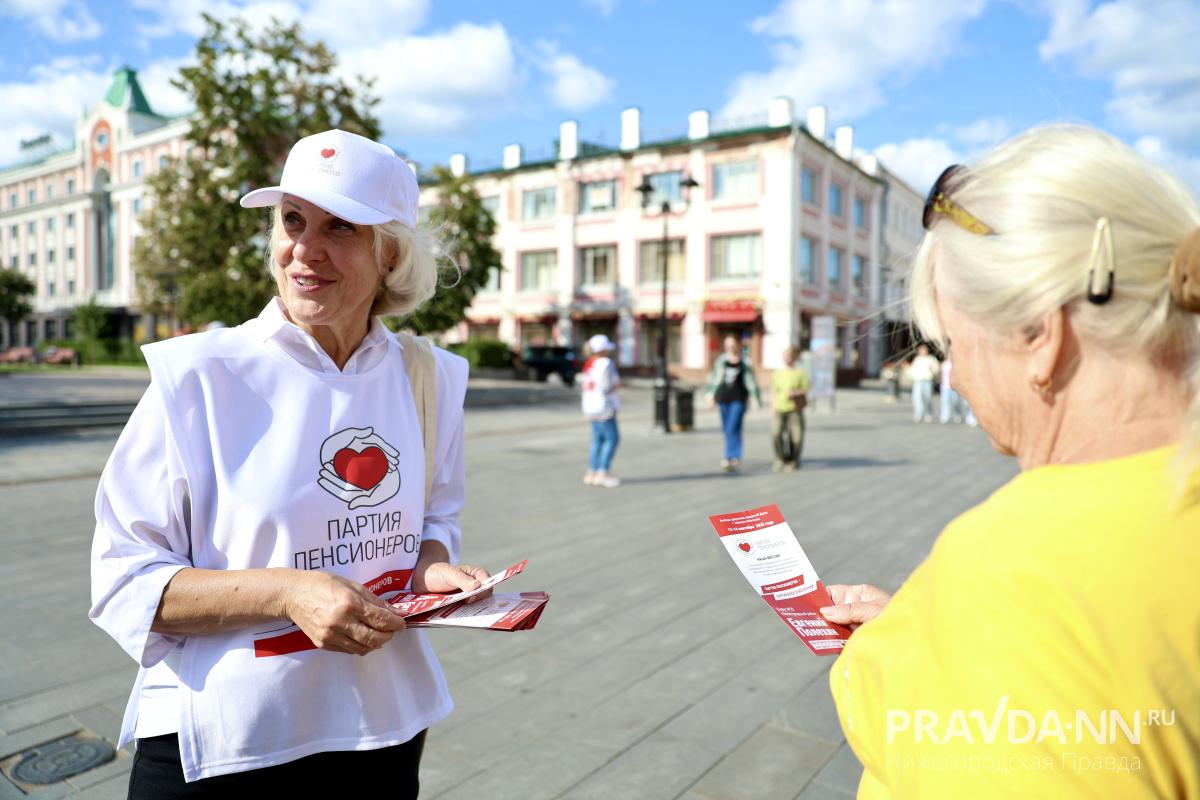 Пикет в поддержку выборов в Думу состоялся в центре Нижнего Новгорода