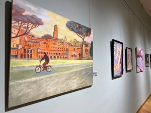 В НГХМ открылась выставка художника Алексея Акилова «Там белая лошадь у&nbsp;ручья»