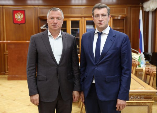 Марат Хуснуллин провел рабочую встречу с Глебом Никитиным