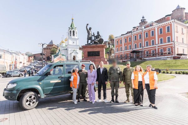 Нижегородские волонтеры передали бойцам СВО еще один внедорожник