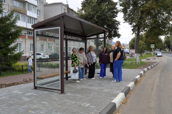 Новую остановку помогли установить социальные участковые в Богородске
