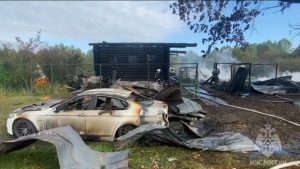 Два человека погибли на пожаре в Воскресенском округе