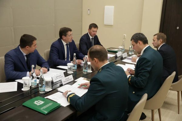 Глеб Никитин провел рабочую встречу с главой Рослесхоза Иваном Советниковым