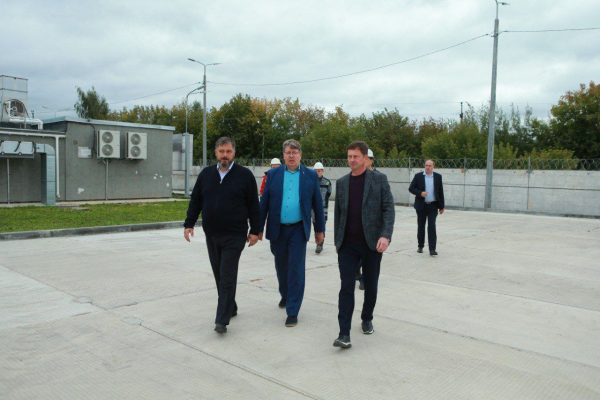 В Дзержинске завершается строительство новой канализационной насосной станции