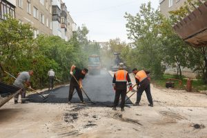 80% работ по обновлению дорожной инфраструктуры выполнено в Дзержинске