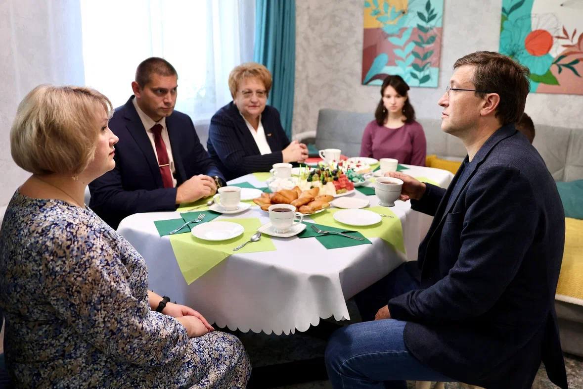 Глеб Никитин встретился с семьей участника СВО в Спасском районе