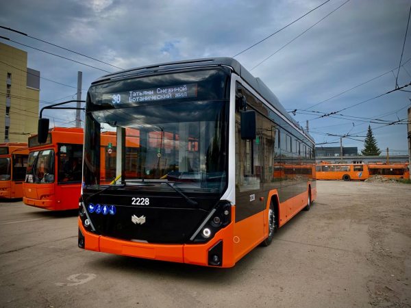 Новый троллейбус «Ольгерд» выйдет на маршрут в Нижнем Новгороде с 25 сентября