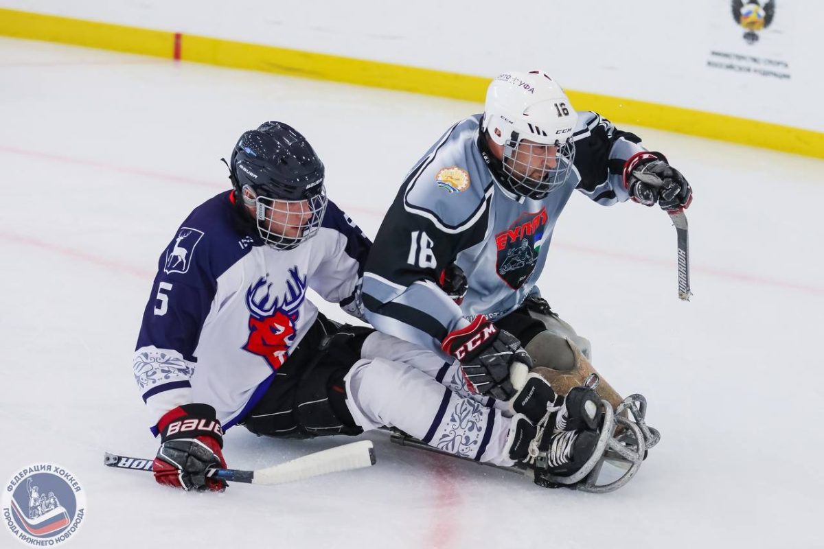 Первый круг чемпионата России по следж-хоккею «Высшая лига» прошёл в Дзержинске