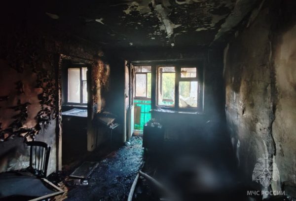 Мужчина погиб на пожаре в многоэтажном доме в Нижнем Новгороде