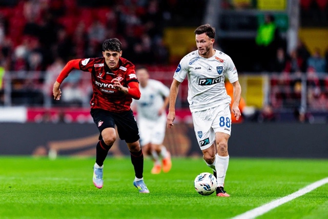 «Спартак» разгромил в Москве ФК «Пари НН» в матче РПЛ