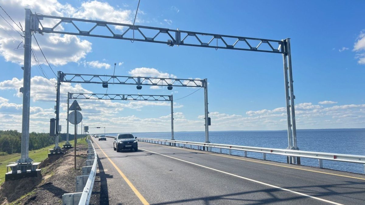 Пункт контроля грузовиков начал работать на дамбе ГЭС в Городецком районе