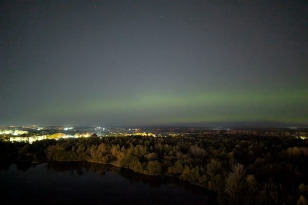 Полярное сияние наблюдали над Нижним Новгородом
