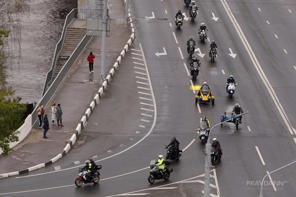 Нижегородская область вошла в топ‑3 регионов по количеству ДТП с мотоциклистами