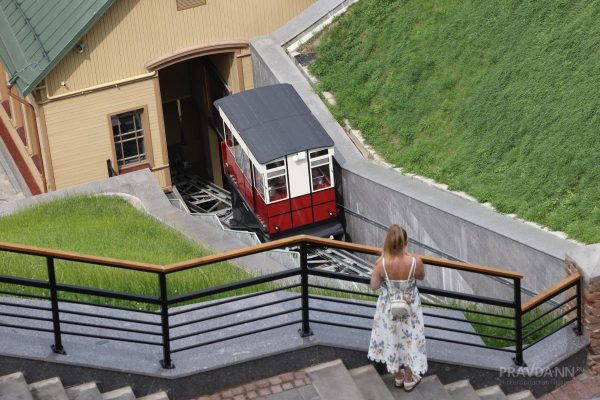 143 тысячи человек прокатились на фуникулёре в Нижегородском кремле за лето