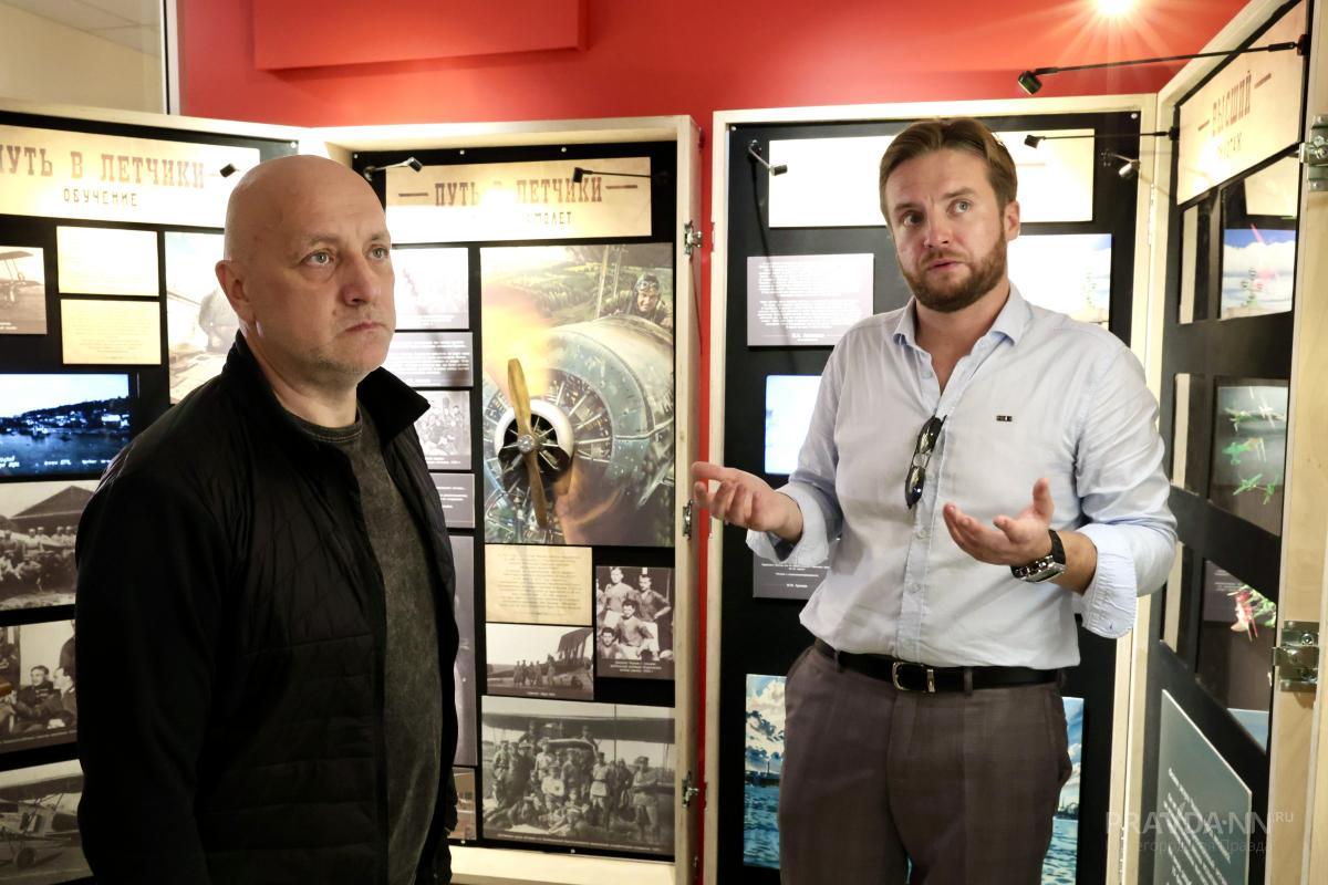 Выставка, посвященная Валерию Чкалову