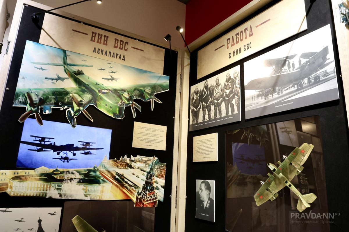 Выставка, посвященная Валерию Чкалову