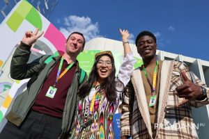 Две тысячи молодых людей из 120 стран мира участвуют в Слёте Всемирного фестиваля молодёжи в Нижнем Новгороде