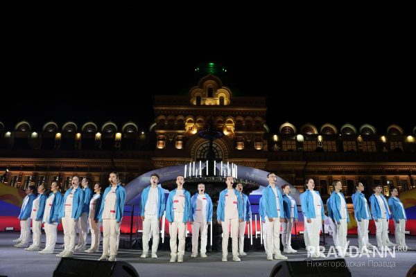 Опубликованы фотографии с вечернего открытия Слета Всемирного фестиваля молодёжи