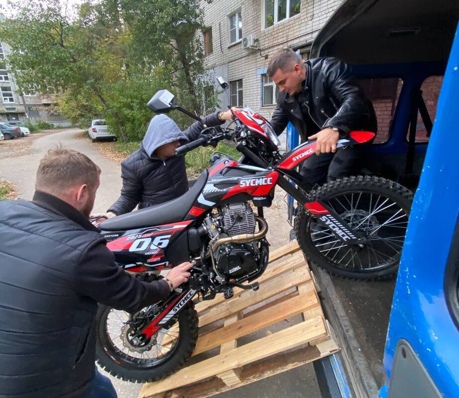 Восьмой мотоцикл отправили нижегородцы на СВО