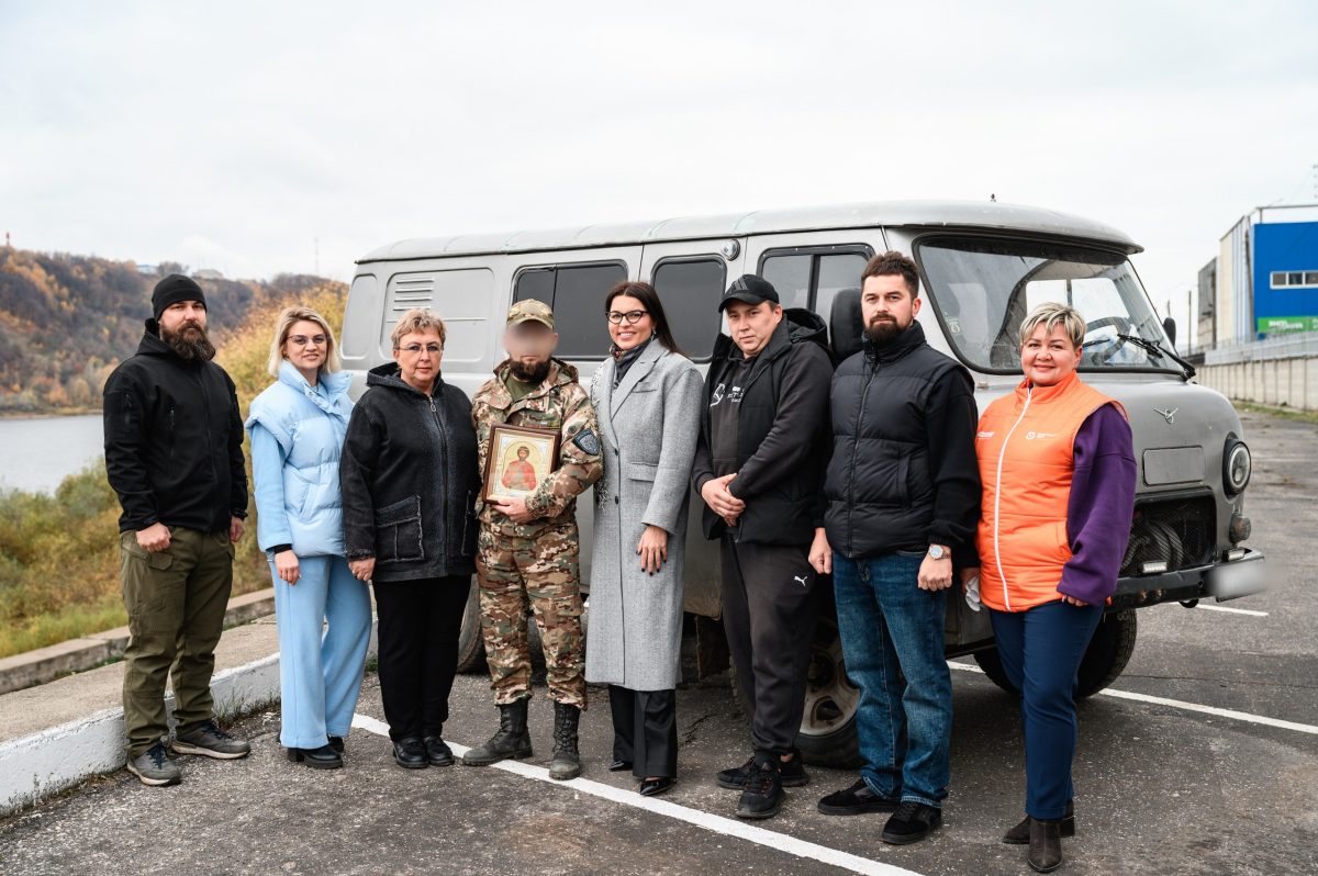 Нижегородские волонтеры передали отечественный внедорожник землякам-бойцам СВО