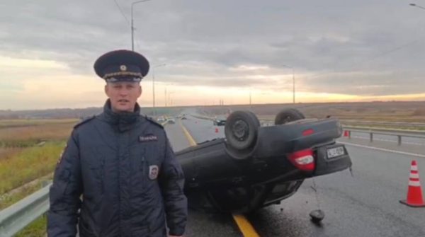 Водитель «Лады» уснул за рулем и погиб в ДТП на трассе М‑12